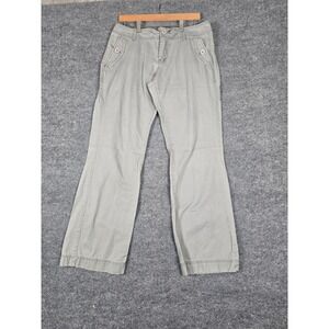 Aeropostale‎ Womens Khaki Cargo Pants Flared Leg Size 11/12R